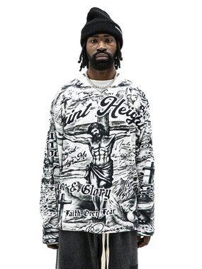 HEIGHTS Men's Grace & Glory Heavyweight Tee Size M